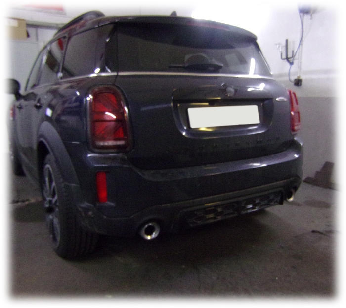 Anhängerkupplung für MINI-Countryman F60 Countryman, spez. JCW John Cooper Works, nur für Heckträgerbetrieb, Baureihe 2017- V-abnehmbar