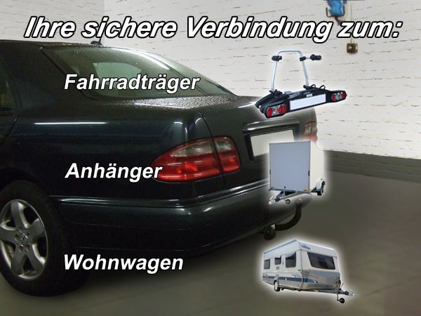 Anhängerkupplung für Mercedes-E-Klasse Limousine W 210, inkl. 4x4, 4-Matic, Baureihe 1995-2002 starr