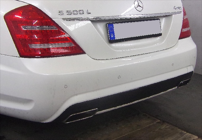 Anhängerkupplung für Mercedes-S-Klasse W221, spez. m. AMG Sport o. Styling Paket, Baureihe 2006- V-abnehmbar