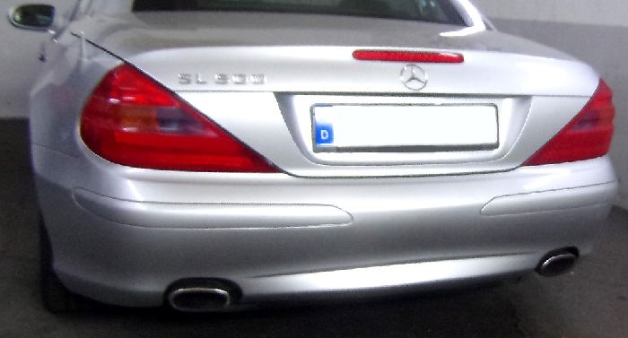 Anhängerkupplung für Mercedes-SL R 230 II, nur für Heckträgerbetrieb, Montage nur bei uns im Haus, Baureihe 2006-2008 V-abnehmbar