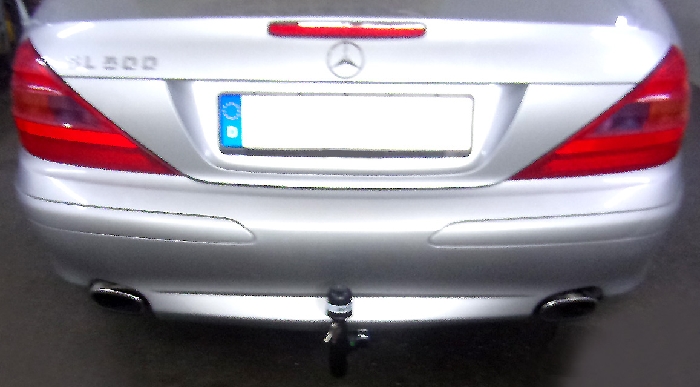 Anhängerkupplung für Mercedes-SL R 230 III, nur für Heckträgerbetrieb, Montage nur bei uns im Haus, Baureihe 2008-2011 V-abnehmbar