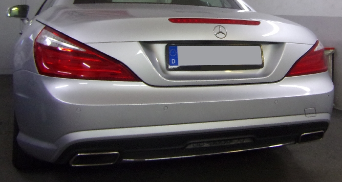 Anhängerkupplung für Mercedes-SL R 231, nur für Heckträgerbetrieb, Montage nur bei uns im Haus, Baureihe 2012- V-abnehmbar