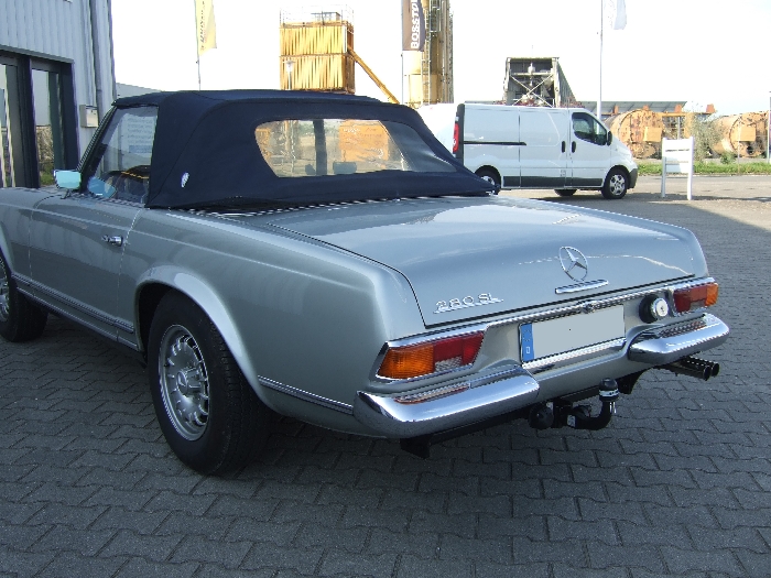 Anhängerkupplung für Mercedes-SL R113, 230/250/280 W113 Pagode Roadster & Coupé, Baureihe 1963-1971 abnehmbar