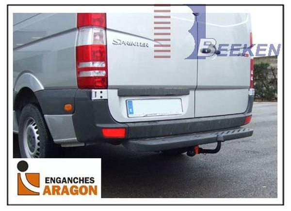 Anhängerkupplung für Mercedes-Sprinter Kastenwagen Heckantrieb 209-324, Radstd. 4325mm, Fzg. mit Trittbrettst., Baureihe 2006-2018 starr