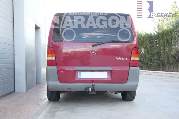 Anhängerkupplung für Mercedes-Vito W638, nicht. Kfz mit Parktronic, Baureihe 1996-2003 starr