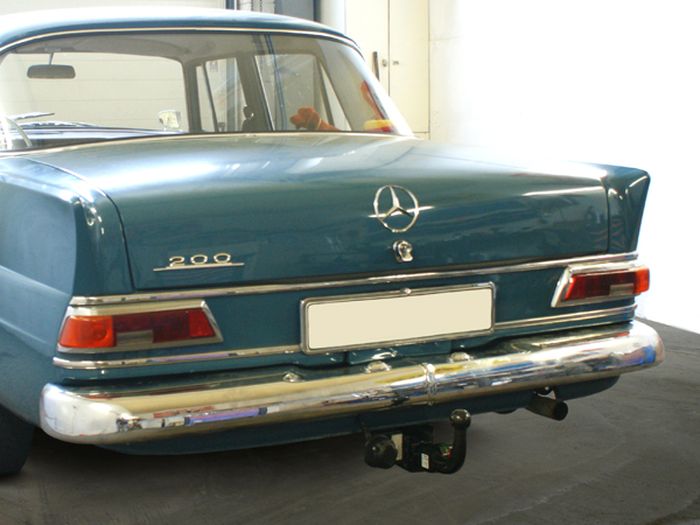 Anhängerkupplung für Mercedes-S-Klasse W108, 109, 110, 111, S, SE, SEL, Limousine, Coupé, nicht 6. 3 lt. , Montage nur bei uns im Haus, Baureihe 1959-1972 abnehmbar