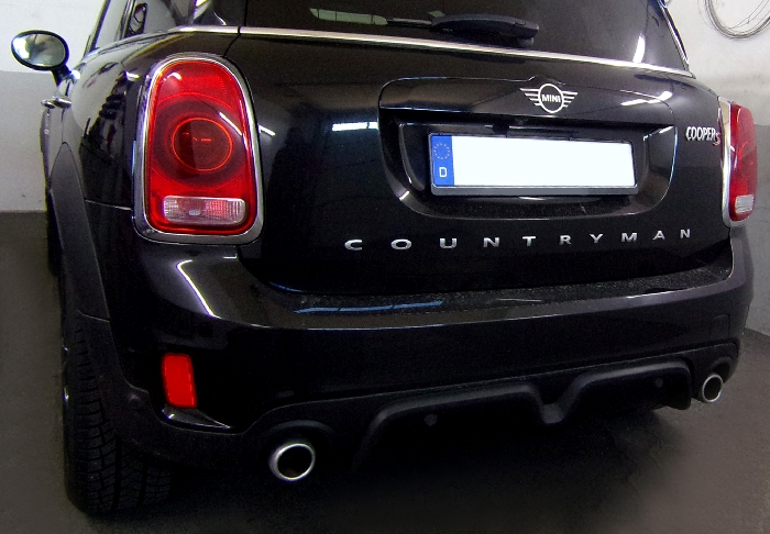 Anhängerkupplung für MINI-Countryman F60 Countryman, spez. JCW John Cooper Works ALL4, Fzg. mit Anhängelastfreigabe, Baureihe 2017- V-abnehmbar