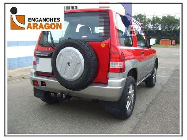 Anhängerkupplung für Mitsubishi-Pajero Pinin, langer Radstand, Baureihe 1999- starr