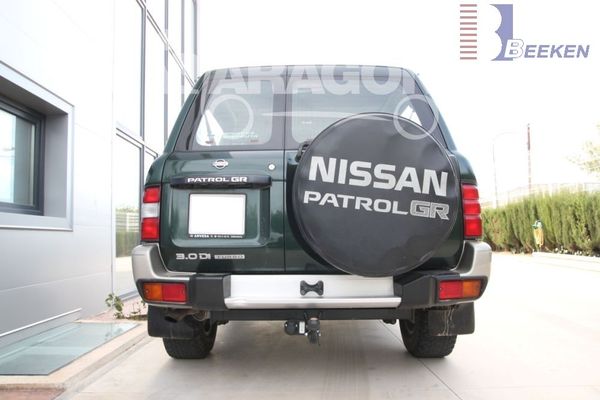 Anhängerkupplung für Nissan-Patrol GR, Typ Y 61, Baureihe 1998-2004 starr