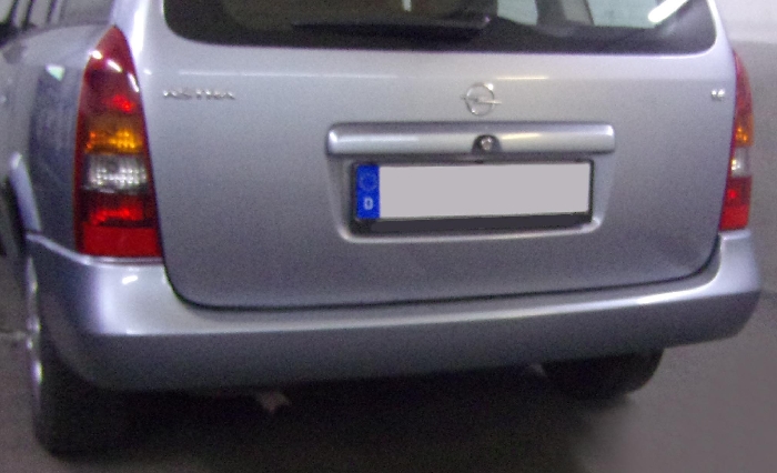 Anhängerkupplung für Opel-Astra G, Kombi, nicht CNG, Baureihe 2000-2004 starr Anhängerkupplung für Opel-Astra G, Kombi, nicht CNG, Baureihe 2000-2004 starr