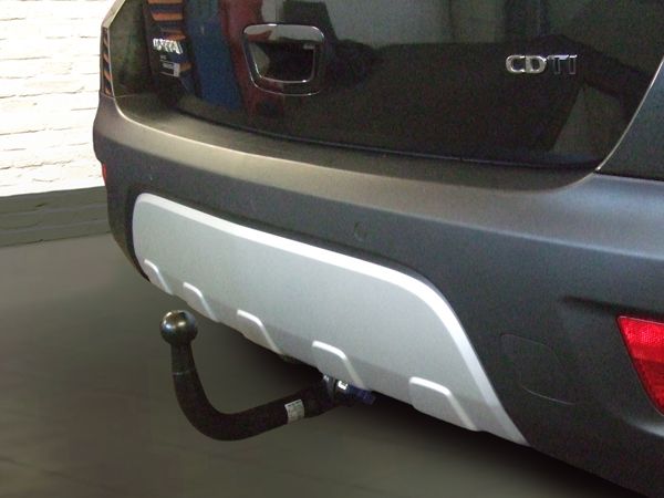 Anhängerkupplung für Opel-Mokka nicht für Fzg. mit Fahrradträgersystem Flex-Fix, mit Elektrosatzvorb., Baureihe 2012-2016 V-abnehmbar