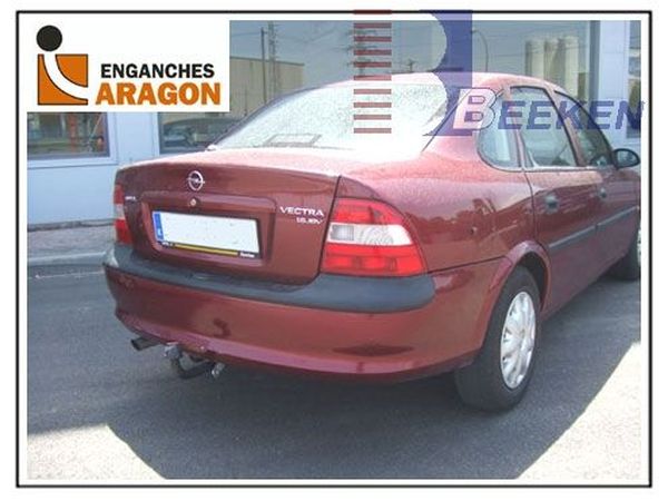 Anhängerkupplung für Opel-Vectra B, Fließheck, nicht V6, Baureihe 1998-1999 starr