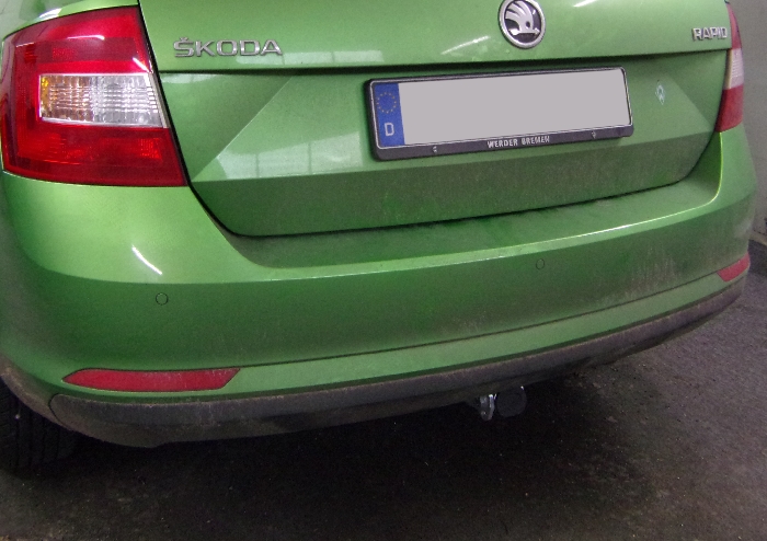 Anhängerkupplung für Skoda-Rapid Spaceback, Baureihe 2015- abnehmbar