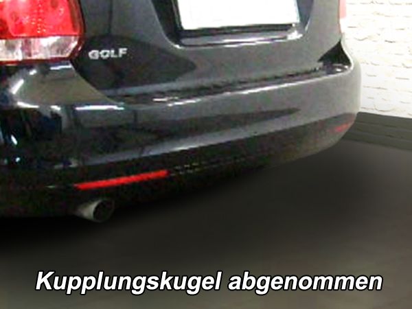 Anhängerkupplung für VW-Golf VI, Variant, Baureihe 2009-2012 V-abnehmbar