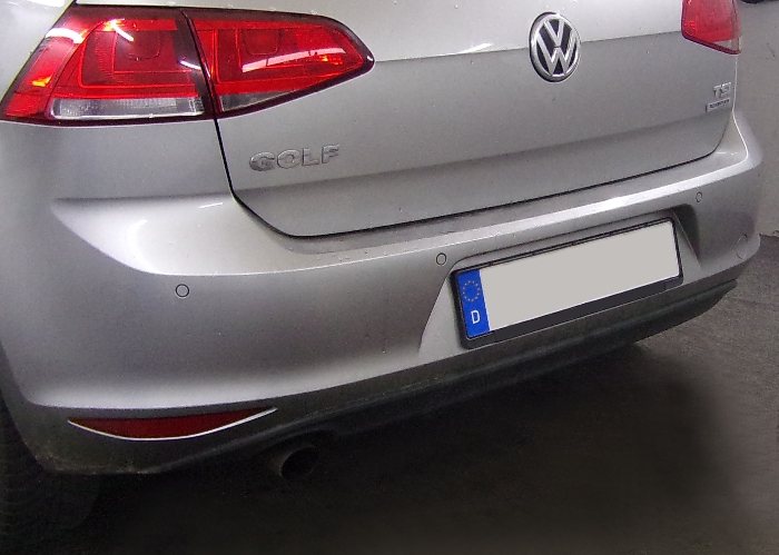 Anhängerkupplung für VW-Golf VII Limousine, nicht 4x4, Baureihe 2012-2014 starr