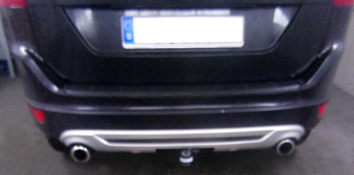 Anhängerkupplung für Volvo-XC 60 spez. R-Design, incl. Abdeckung schwarz, Baureihe 2014-2017 V-abnehmbar 45 Grad