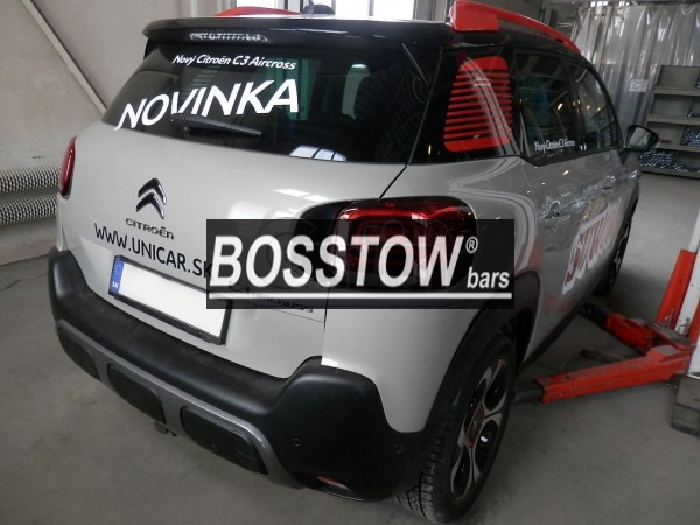 Anhängerkupplung für Citroen-C3 Aircross, Baureihe 2017-2021 abnehmbar