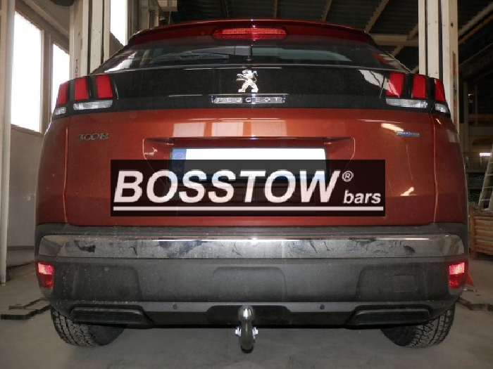 Anhängerkupplung für Peugeot-3008 spez. GT-Line, Baureihe 2016-2023 starr