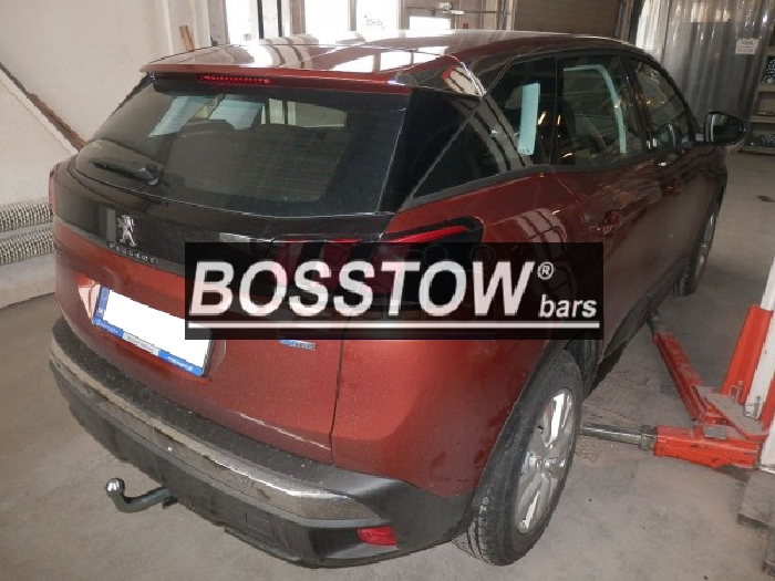 Anhängerkupplung für Peugeot-3008 spez. GT-Line, mit Esatz Vorbereitung, Baureihe 2016-2023 abnehmbar