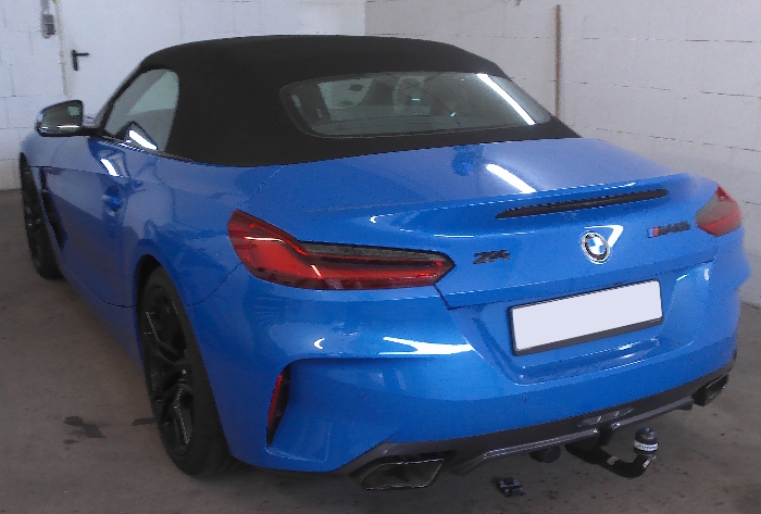 Anhängerkupplung für BMW-Z4 G29 Roadster, M40i, nur für Heckträgerbetrieb, Montage nur bei uns im Haus, Baureihe 2018- V-abnehmbar Anhängerkupplung für BMW-Z4 G29 Roadster, M40i, nur für Heckträgerbetrieb, Montage nur bei uns im Haus, Baureihe 2018- V-abnehmbar