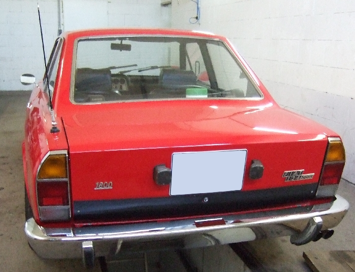 Anhängerkupplung für Fiat-124 Coupe & Spider, Typ 124AC/BC/AS/BS, Baureihe 1966-1972 abnehmbar