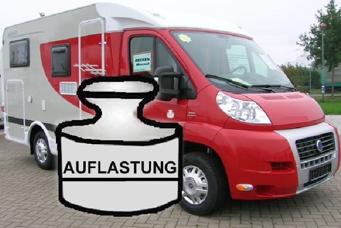 Auflastung für Peugeot Boxer X250 (30 light), Bj. 2006-2014, auf 3300 kg, FB8, System LF1B
