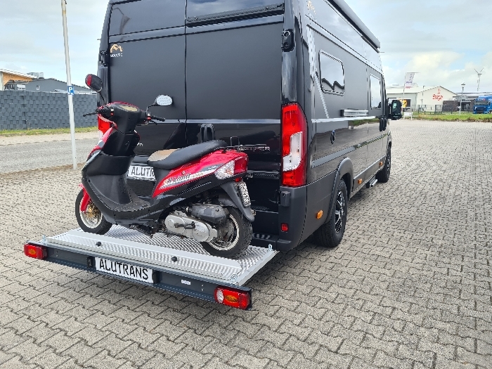 ALUTRANS KALUX 1 Roller/ Motorradträger, 200kg spez. für Citroen Jumper X250/X290 Bj. 2006-2011, ohne AHK