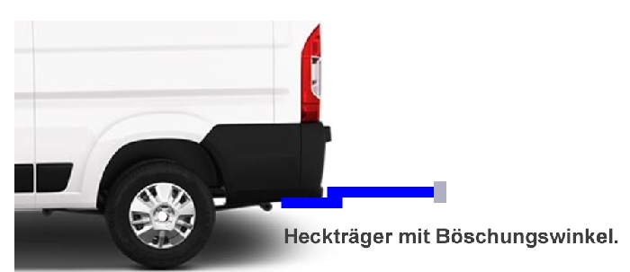 ALUTRANS KALUX 1 Roller/ Motorradträger, 200kg spez. für Citroen Jumper X250/X290 Bj. 2006-2011, ohne AHK