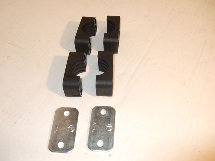 Halteschelle, Rohrschellen 22mm, komplett