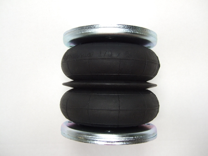 (LF3) Ersatz- Luftbalg (Luftfederbalg) Dunlop Zweifaltenbalg 170/3 Standard