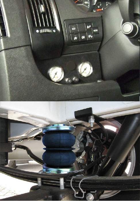 Aktion-Empfehlung: Fiat Ducato Eurochassis X250 (2006-2014), passende Zusatz-Luftfederung 8 Zoll Zweikreis Doppelfaltenbalg- Dunlop, ALUTRANS, syst. LF3