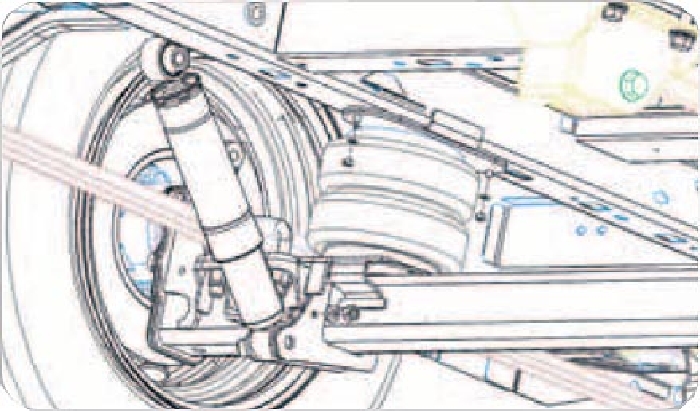 Renault Master III (X62) Bj. 2014-2019, Frontantrieb, passende Zusatz-Luftfederung 8 Zoll Zweikreis Doppelfaltenbalg- Anlage, Semi Air Komfortset-Camp, syst. LF1