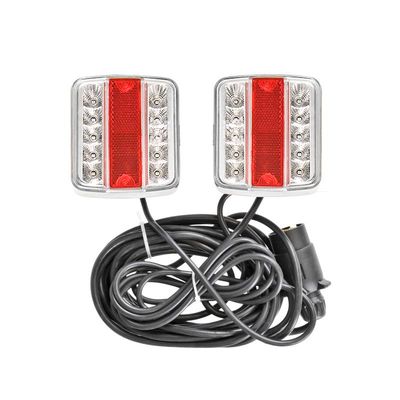 Schlussleuchten-Set LED auf Magnet 7, 5+2,5M Kabel