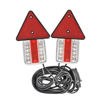 Schlussleuchten-Set LED auf Magnet 7, 5+2,5M Kabel