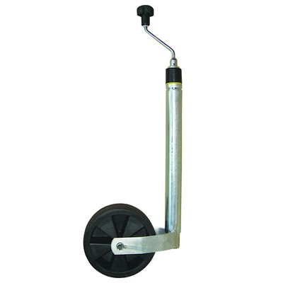 Stützrad mit Stützlastanzeige 220x 65, Vollgummirad, 48mm