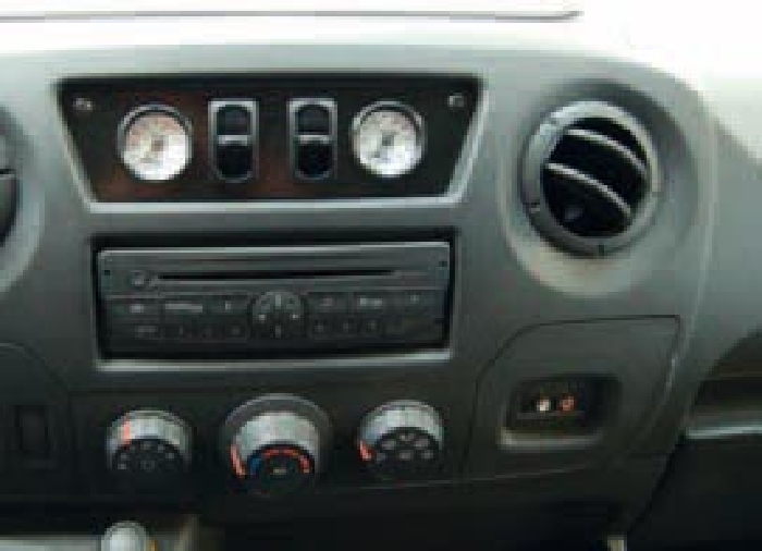 Opel Movano III (X62) Bj. 2010-2014, Frontantrieb, passende Zusatz-Luftfederung 8 Zoll Zweikreis Doppelfaltenbalg- Anlage, Semi Air Komfortset-Camp, syst. LF1