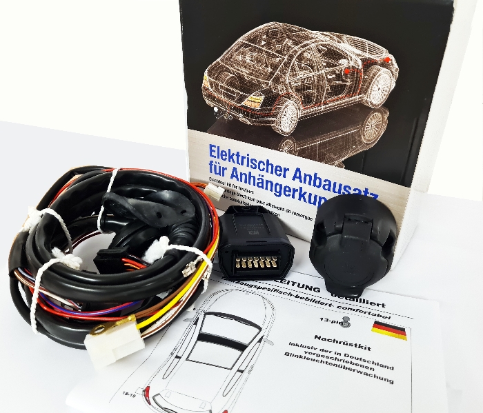 Wohnmobil (Kastenwagen) Elektrosatz 13pol, für Fiat, Citroen, Peugeot 2006-2011