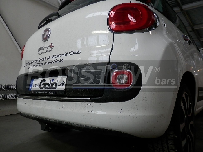 Anhängerkupplung für Fiat-500 L Trekking, Baureihe 2012-2014 abnehmbar