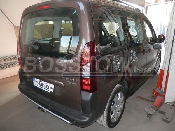 Anhängerkupplung für Peugeot-Partner Kasten/ Bus/ Kombi, Gesamtlänge: 4380mm, Baureihe 2008-2011 abnehmbar