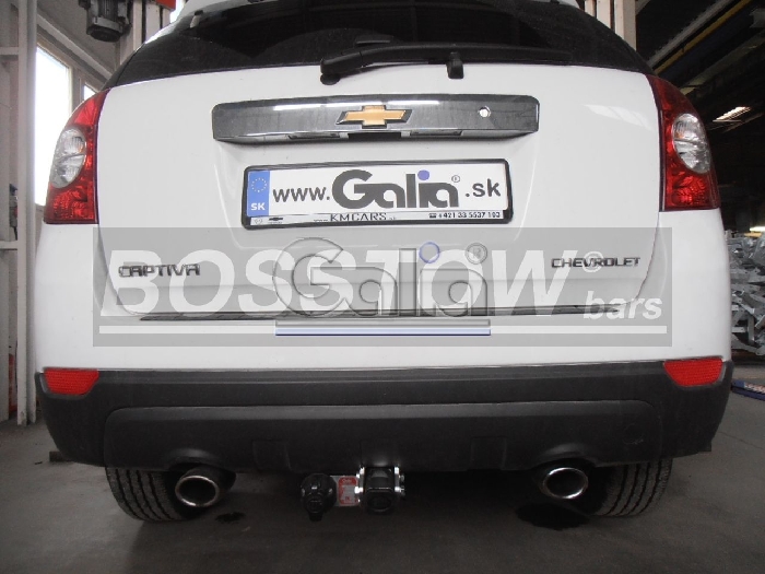 Anhängerkupplung für Chevrolet-Captiva Fzg. ohne Elektrosatz Vorbereitung, Baureihe 2013- abnehmbar