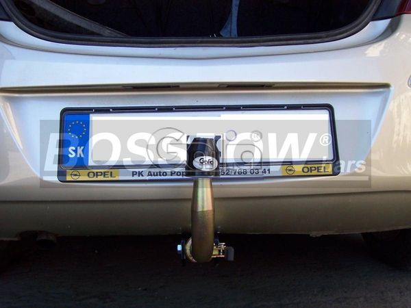 Anhängerkupplung abnehmbar für Opel Corsa D, Fließheck AHK