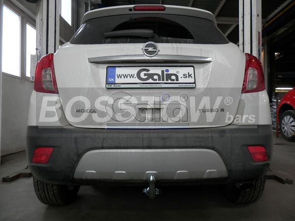 Anhängerkupplung für Opel-Mokka nicht für Fzg. mit Fahrradträgersystem Flex-Fix, ohne Elektrosatzvorb., Baureihe 2012-2016 abnehmbar