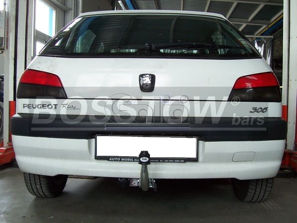 Anhängerkupplung für Peugeot-306 Fließheck, nicht Cabrio, Baureihe 1993-1997 abnehmbar