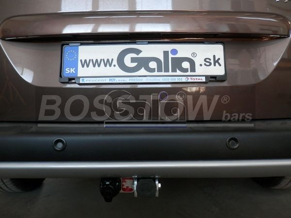 Anhängerkupplung für Peugeot-Partner Kasten/ Bus/ Kombi, Gesamtlänge: 4380mm, Baureihe 2011-2018 abnehmbar