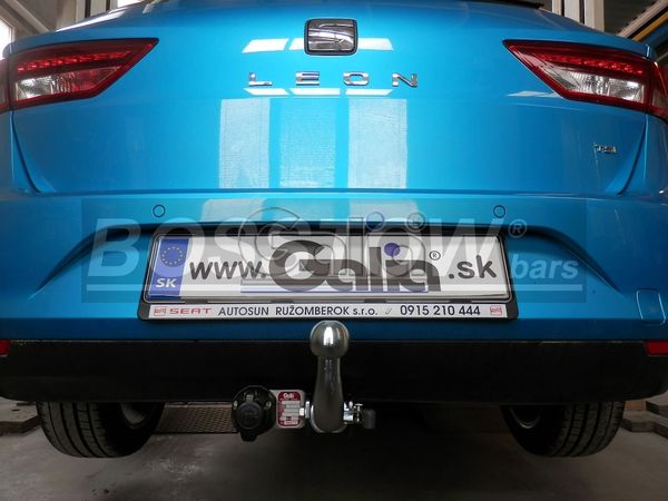 Anhängerkupplung für Seat-Leon ST Kombi, Baureihe 2013-2014 abnehmbar