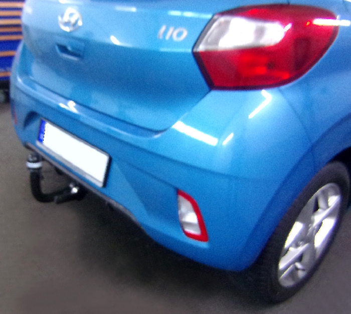 Anhängerkupplung für Hyundai-I10 Fließheck AC3, AI3, nur Fzg. mit Anhängelastfreigabe, Baureihe 2020-2023 V-abnehmbar
