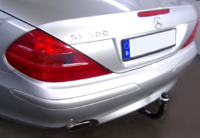 Anhängerkupplung für Mercedes-SL R 230 I, nur für Heckträgerbetrieb, Montage nur bei uns im Haus, Baureihe 2001-2006 V-abnehmbar