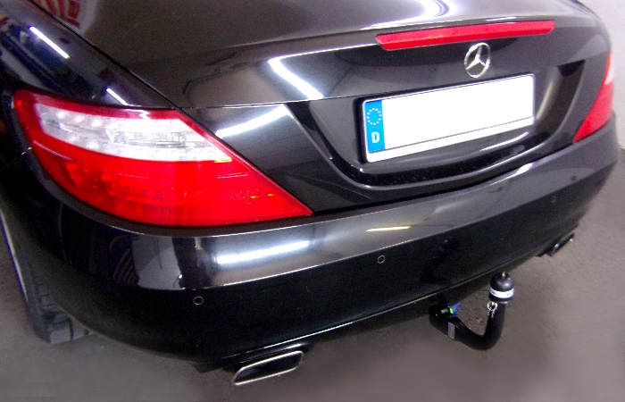 Anhängerkupplung für Mercedes-SLK R172, nur für Heckträgerbetrieb, Montage nur bei uns im Haus, Baureihe 2011- V-abnehmbar