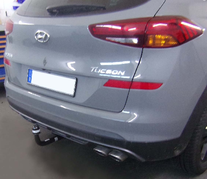 Anhängerkupplung für Hyundai-Tucson spez. N-Line, Baureihe 2019-2020 V-abnehmbar