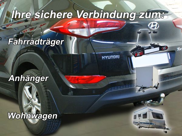 Anhängerkupplung für Hyundai-Tucson, Baureihe 2015-2018 abnehmbar